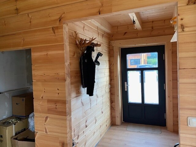 Massives Blockhaus an der Mysliborzer Seenplatte