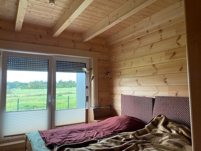 Massives Blockhaus an der Mysliborzer Seenplatte