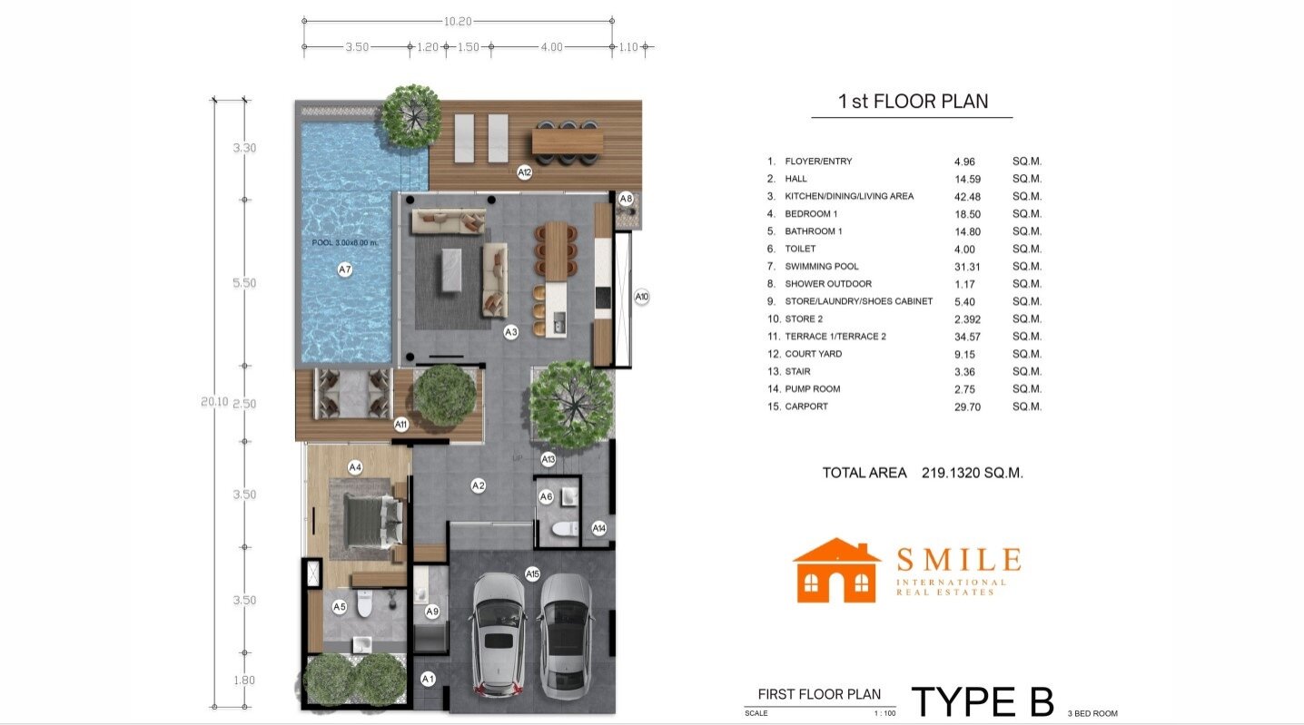 Thailand! Phuket! Komfortable Villa mit Pool in exklusivem Design