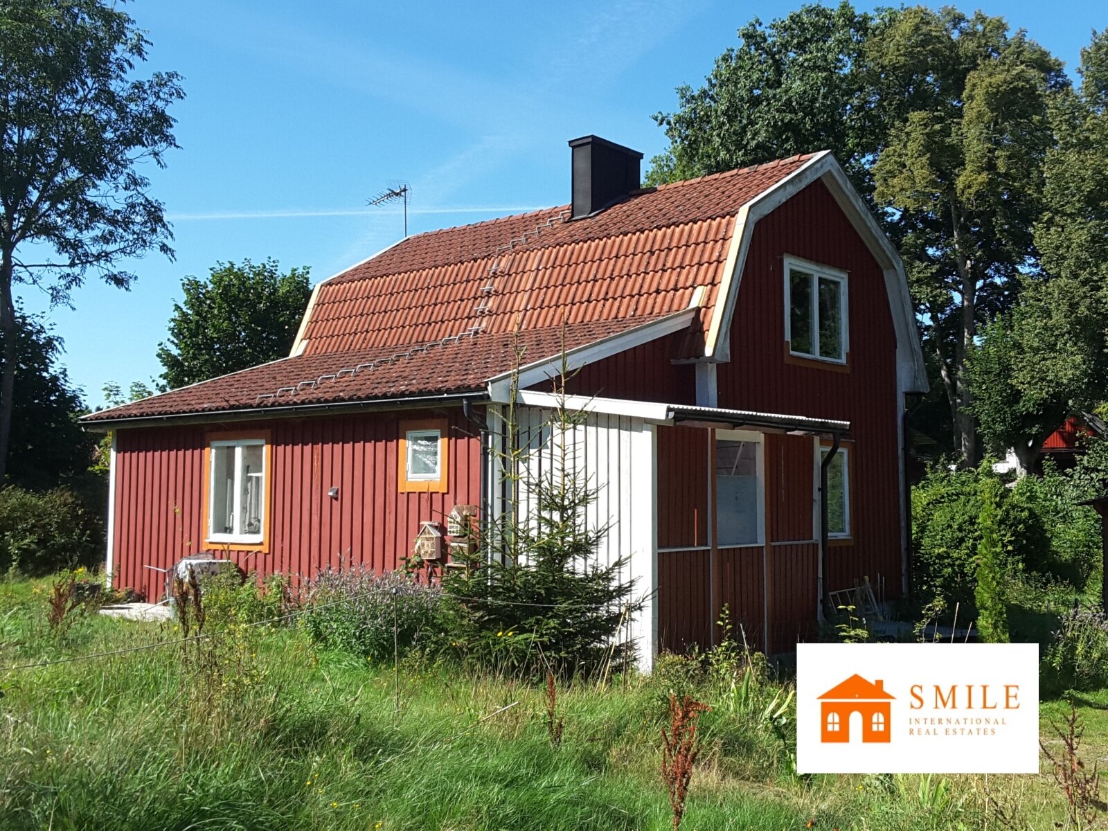 Idyllisches Wohnen im 3 Seitenhof mit Gästehaus am See in Südschweden
