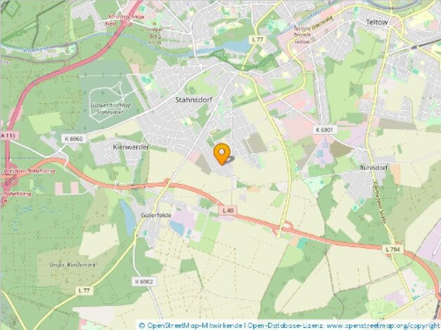 Bauträgergrundstück für 4 Doppelhaushälften in Stahnsdorf