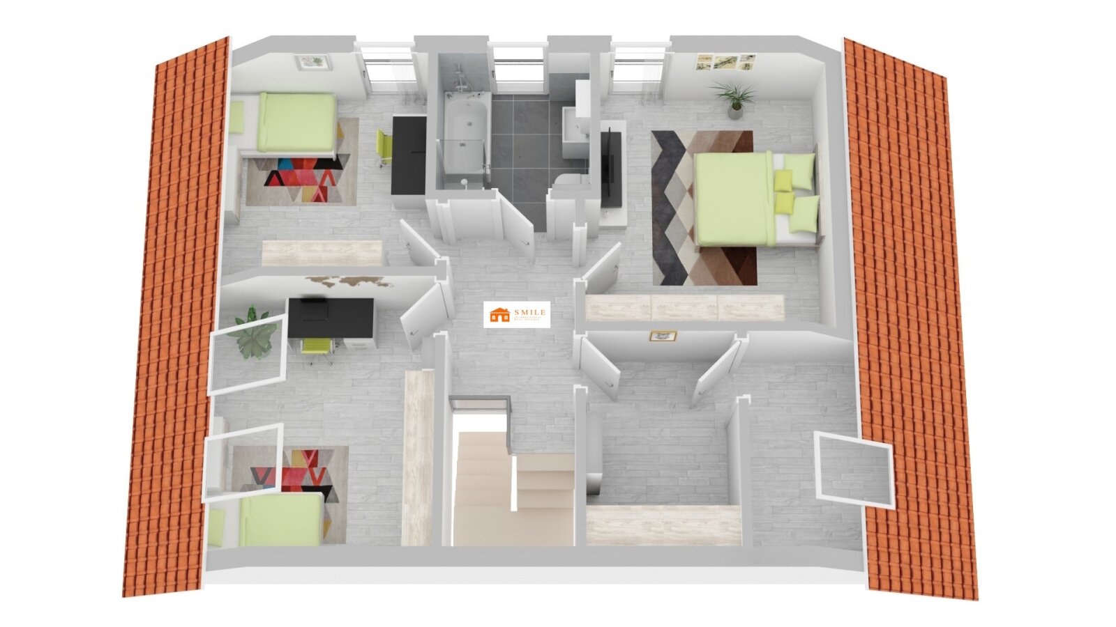 Neubau Doppelhaushälfte mit Garage und deutschen Nachbarn in See Nähe