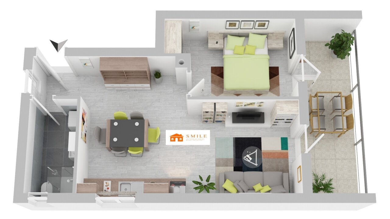 Kroatien! Attraktives Apartment mit Balkon und Meerblick Nähe Zadar.