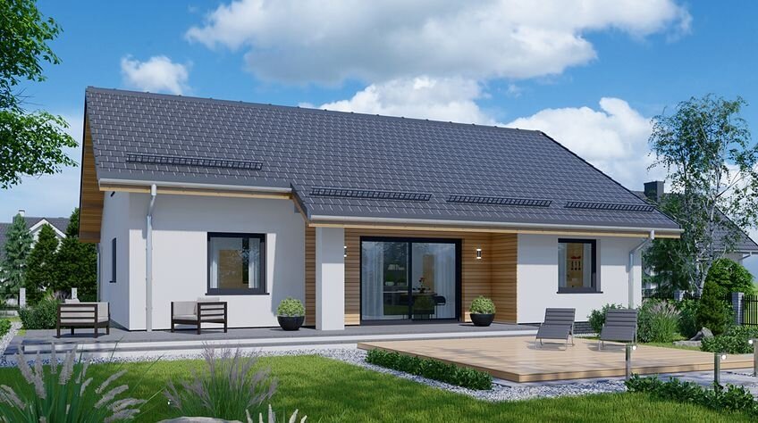 Neubau! Erstbezug! Modernes, barrierefreies Einfamilienhaus am Stadtrand vonBydgoszcz!