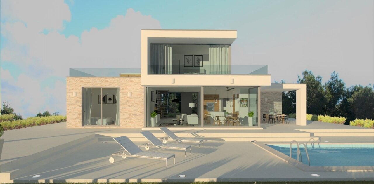 Kroatien! Primosten! Luxusvilla mit Meerblick, Pool und Garage