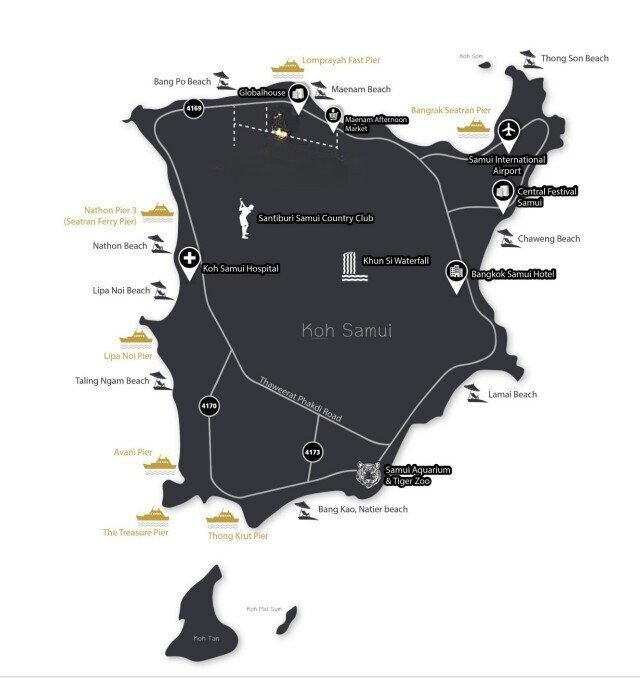 Thailand! Koh Samui, Poolvilla mit 3 Schlafzimmern und gehobenen Ambiente