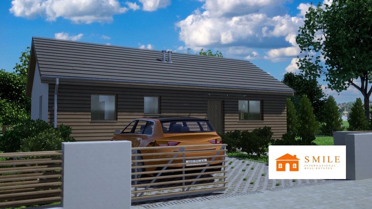 Massiver Öko- Bungalow aus Mondholz an der Mysliborzer Seenplatte