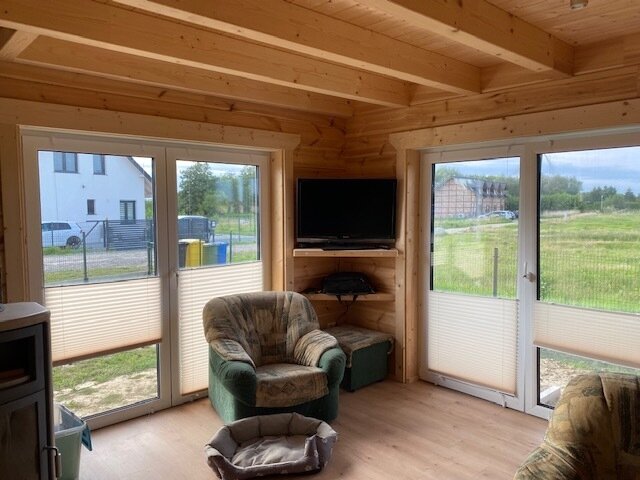 Echtes Blockhaus nur 3 km von der Ostsee entfernt