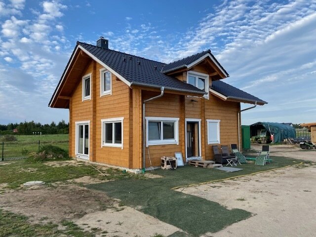 Echtes Blockhaus nur 3 km von der Ostsee entfernt