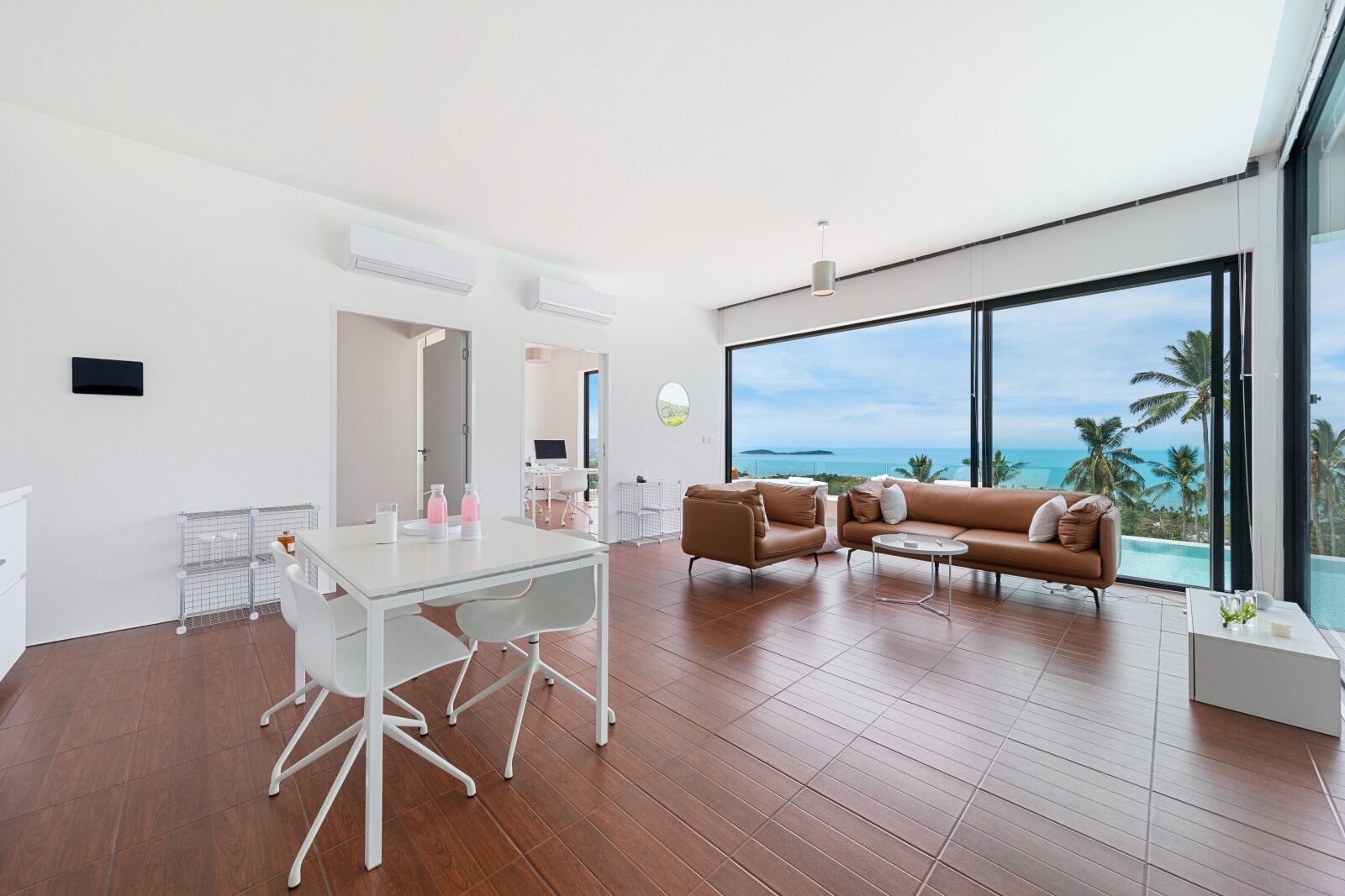 Thailand! Koh Samui! Erstbezug! Sehr anspruchsvolle, energieautarke 195 m² Villa mit 180° Meerblick