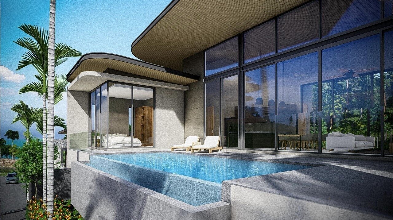 Koh Samui-Poolvilla mit 3 Schlafzimmern und gehobenen Ambiente